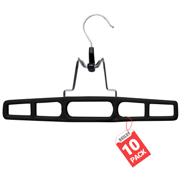 DEILSY™ Pants Hangers/Skirt Hangers Black (10 Pack)