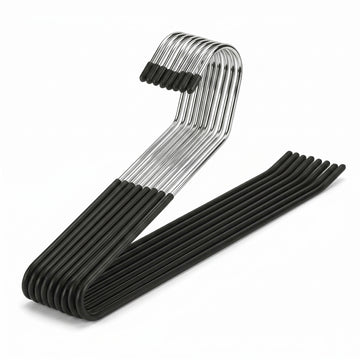 Open-Ended Metal Pants Hangers – 1 Case (120 Hangers)