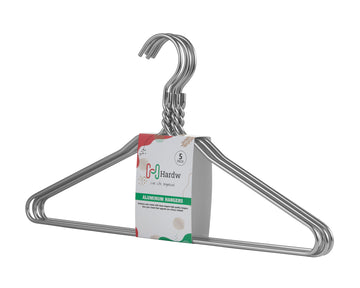 Silver Aluminum Hanger (5 Pack)